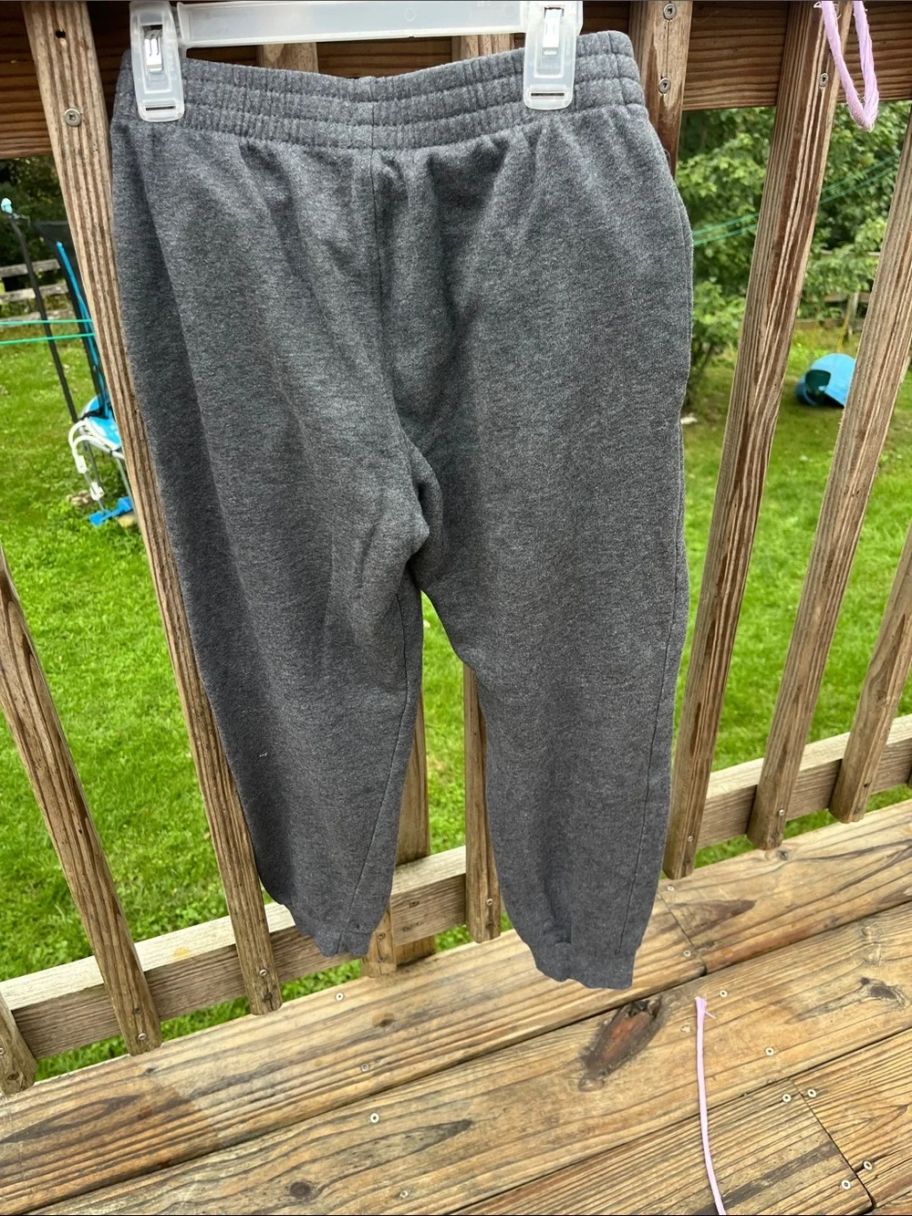 Champion Kids Charcoal Gray Logo Joggers